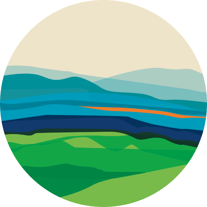 Illustration of the Blue Mountains for Belong Blue Mountains